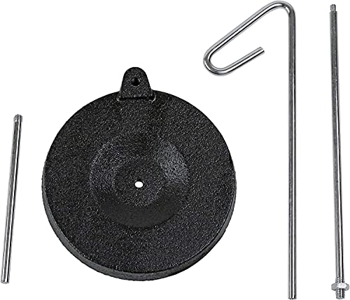 Heavy Duty Cast Iron Single Cone Spool Thread Stand Sewing Embroidery Quilt - color: Black