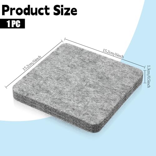 Aeaocvo Needle Felting Pad, Grey Sponge Pad, 6×6 in Needle Felting Mat for Any Wool Felt Supplies - size: 6×6 inch
