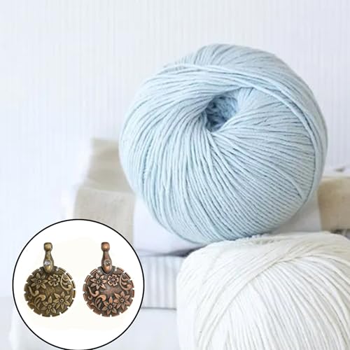 5 Pcs Yarn Cutter Pendants, Metal Thread Cutter