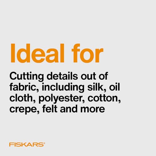 Fiskars 6" Easy Action Micro-Tip Scissors, Sewing, Arts & Crafts Tools - style: Micro-Tip Stainless Steel Easy Action