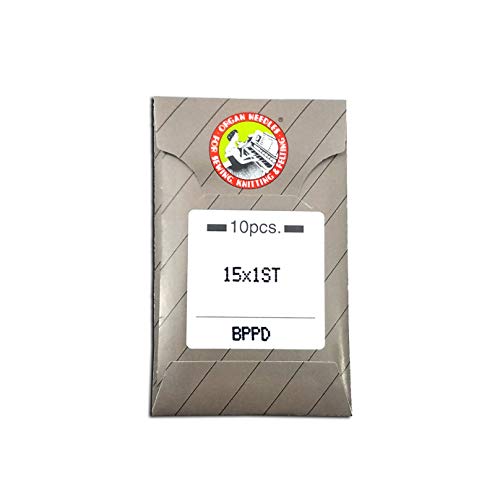 10 Organ 15X1ST Titanium (PD) Sharp or Ball Point Flat Shank Home Embroidery Machine Needs with Large Eye ~ Multiple Sizes! (Metric 75/11 (Ball Point)) - size: METRIC 75 / 11 (BALL POINT)