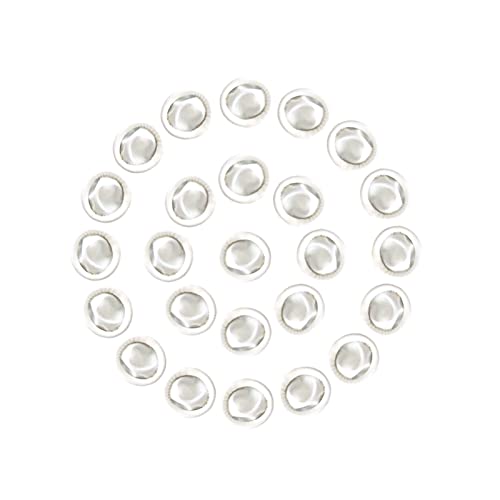 Medium Disposable Nitrile Finger Cots Anti-Static Lens Finger Covers Beauty Protection Sleeves Not Allergic 100pcs (White) - color: White