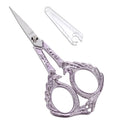 YOUGUOM Needlepoint Scissors, Small Embroidery Scissors with Cover - color: Purple