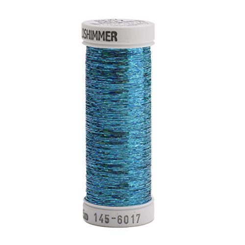 Sulky Of America Holoshimmer Polyester Metallic Thread, 250 yd, Peacock Blue