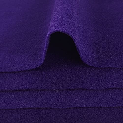 Jtnohx Soft Felt Fabric Flexible Craft Felt Sheets Dark Purple 6" 20Pcs - color: Dark Purple