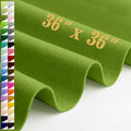 Large Felt Fabric Sheet 36 x 36 Inch, 1.6mm Thick (Moss Green) - color: Moss Green