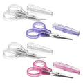 PAFASON Small Travel Embroidery Craft Scissors Set Straight Curved Tip - style: Contemporary