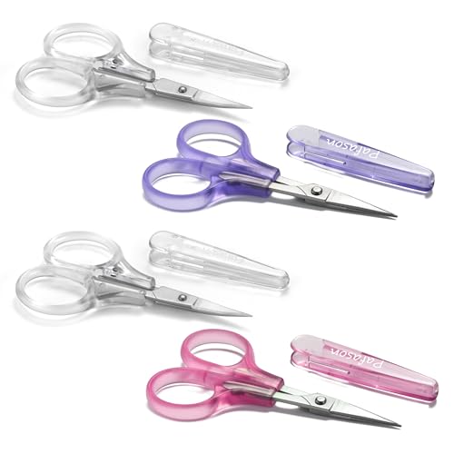 PAFASON Small Travel Embroidery Craft Scissors Set Straight Curved Tip - style: Contemporary
