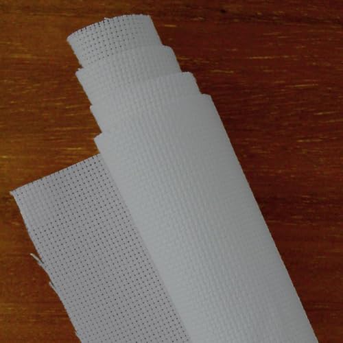 Essentials By Leisure Arts Aida Cloth, 16 Count, Light Gray, Cross Stitch Fabric, Embroidery Fabric, Cross Stitch Supplies for Crafting, Stitching, and Sewing Projects 15X18 - color: Light Gray