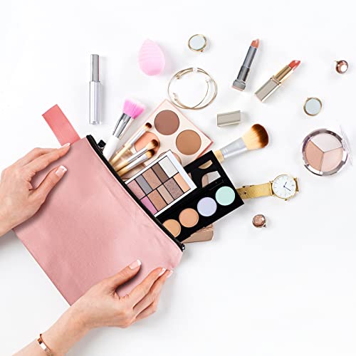 Saintrygo 30 Pcs Canvas Makeup Bags Bulk,7.5 X 5 X 1.8 Inch,Classic - color: Classic, size: 7.5 x 5 x 1.8 Inch