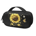 Diabetic Supplies Travel Case, Butterfly Glucose Meter Portable Storage Bag, Insulin Pen and Medication Carrying Case for Insulin Pen, Test Strips, Lancets, Syringe, Needles - color: Sunflower Butterfly