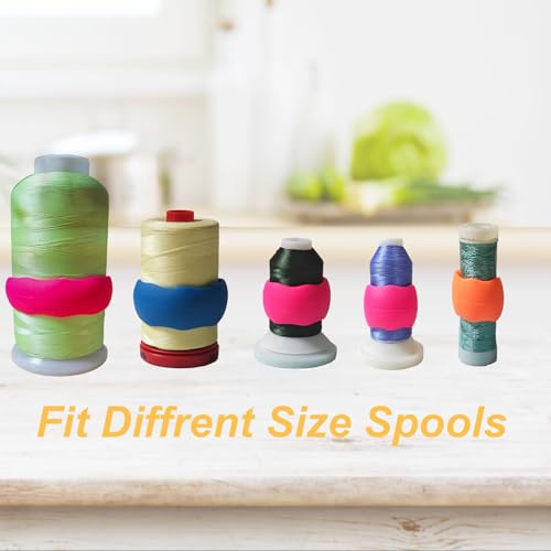 Simthread 200pcs Upgraded Thread Holder/Spool Huggers - color: 200pcs Spool Huggers