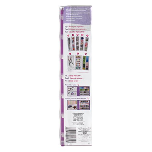 Craft Mates Bead Organizer, 7 Locking Compartments, Plastic Storage (2XL) - style: 7 Locking Compartments (2XL)