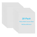 20 Pieces 7 Count Plastic Canvas Sheets, 8x12in Plastic Mesh Sheet - size: 8x12-20pcs