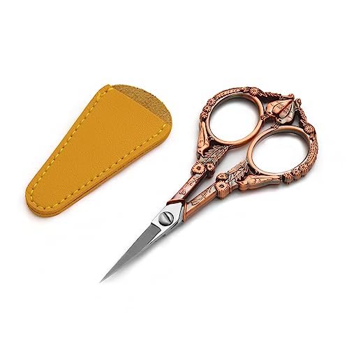 4.5" Vintage European Style Scissor for Cross Stitch Embroidery DIY