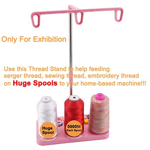 New brothread Light Weight Thread Stand -Pink - color: Pink