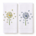 Bathroom Hand Towels Set of 2, Yellow Purple Dandelion - color: 1155 - Yellow Purple Dandelion