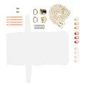 EXCEART Crochet Bag Making Plate Plastic Mesh Canvas Sheet for Purse Making Supplies Bag Shaper Insert Cut-to-Size DIY Grid Sheet with Holes for Weaving Knitting Sewing 17.91 X 16.33 in