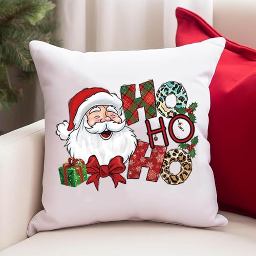 4 Packs Santa Claus Iron on Transfers Stickers Christmas Heat Transfer Vinyl Iron on Patches Christmas Tree Dwarf Car HoHoHo Design Iron on Decals for Clothes Pillow Hoodie DIY Crafts Supplies - color: N