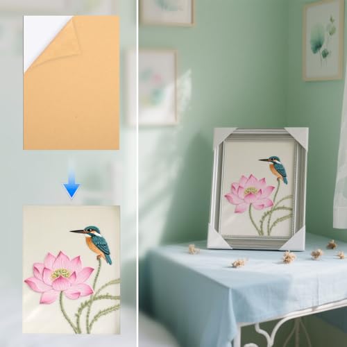 5 Pcs Self Stick Mounting Board for Cross Stitch, 5 X 7 Inch - size: 5 x 7 Inch