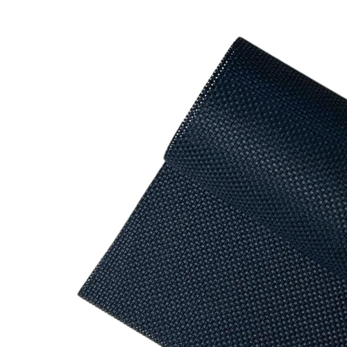 2 Sheets of Black 11 Count Aida Cloth – 18 x 18 Inch Pre-Cut Fabric Squares – Cross Stitch Fabric – 100% Cotton – Ideal for Needlework & Embroidery – The Knotty Unicorn - color: Black
