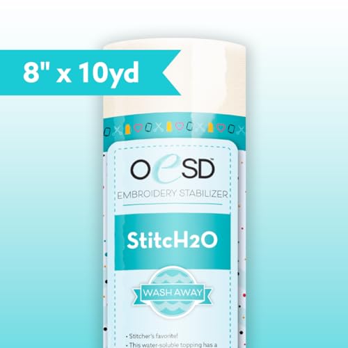 OESD StitcH2O Wash Away Water Soluble Embroidery Topper 8" x 10 Yd Roll