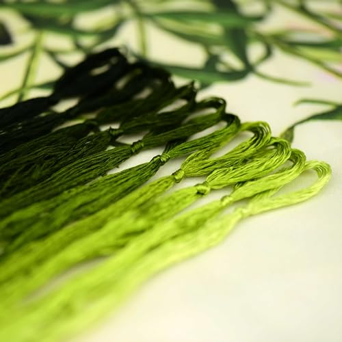 Natural 100% Mulberry Handmade Embroidery Silk Thread Silk Floss (44) - color: 44