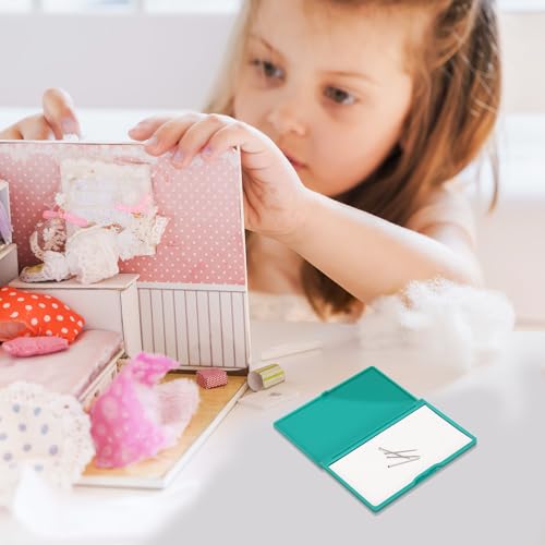 Ciieeo Magnetic Pin Holder Reusable Needle Container Sewing Tool for Sewing Pins Head Pins Hair Pins Clips and Screws Portable Supply Organizer for Home Cross Stitch and Knitting 4.33X2.59X0.39 in