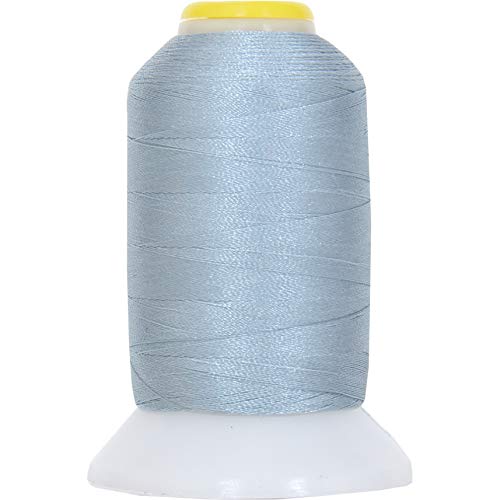 ThreadArt 60wt Embroidery Bobbin Thread, 1000M, Dana Blue - color: Dana Blue