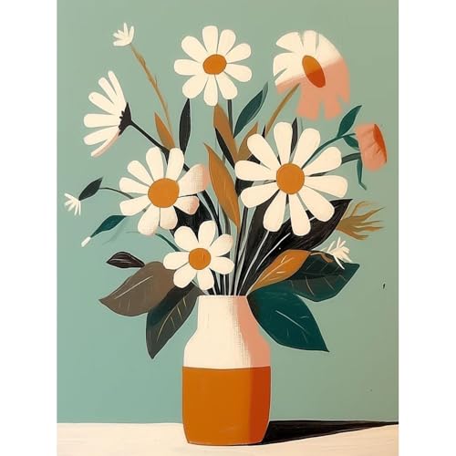 Lzyueyuan Flowers Stamped Cross Stitch Kits for Adults Beginner,Cross Stitch Ornament Kits Counted Embroidery Needlepoint Kits Home Decor 11.8X15.7inch - color: Cross Stitch-1029-6