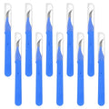 10PCS Seam Rippers for Sewing, 5.8" Stitch Remover Tool with Protective Case and Anti-Slip Handle, Blue Sewing Stitch Remover Knife, Razor Stitchs Thread Cutter for Sewings Embroidery Picking Threads