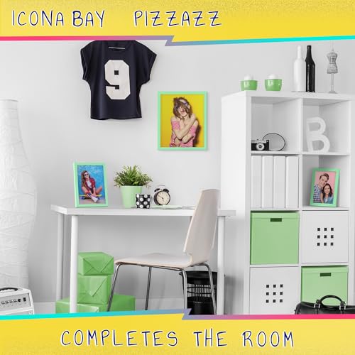 Icona Bay 4x6 Picture Frame, Pastel Green Solid Wood Scandinavian Style Frame for Photo, Pizzazz Collection - color: Pastel Green, size: 4x6