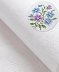 2 Pack 13-Mesh Needlepoint Canvas, 20" x 18" White Embroidery Blank Fabric for Cross Stitch & DIY Crafts