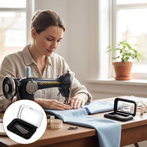 Needle Holder Magnetic Case Sewing Pin Storage Boxes, 1Pcs
