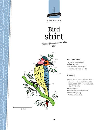 Big Book of Embroidery: 250 Stitches with 29 Creative Projects (Landauer) Essential Techniques, Designs for Decor, Shirts, Linens, and a Stitch Guide to Loop, Straight, Cross, Woven, Split, and More