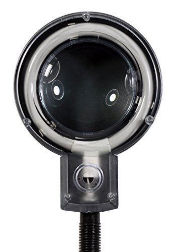 SE - 3.5X Magnification Table Lamp with Fluorescent Light - Flexible Gooseneck, Heavy Base, Cool White Lighting - Ideal for Craftsmen, Jewelers, Hobbyists - 12" Adjustable Neck, 110V-120V -MC353B - style: MC353B