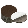 PATIKIL 3.5 Inch Diameter Lamp Base Felt, 12Pack 3mm Thickness Round Soft Adhesive Non-Slip Anti-Scratch Backed Felt for Lamp Furniture DIY Craft, Coffee - color: Coffee, size: 3.5 Inch