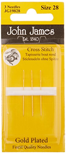 Gold Tapestry Hand Needles-Size 28 3/Pkg