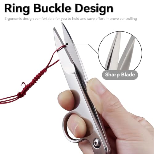 Sewing Scissors Thread Snips, Small Trimming Nipper Clipper Sewing Scissors Yarn Thread Cutter for Snippers for Sewing, Crafting