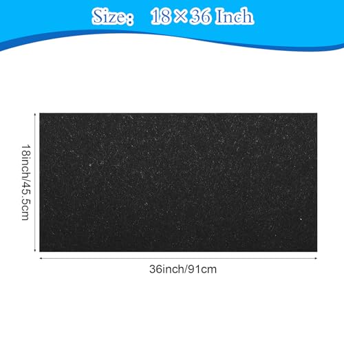 Felt Fabric 18" X 36" (Black) - color: Black, size: 18" X 36"