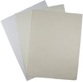 KCS 3 pc of 12" x 18" (30cmx45cm) 16CT Counted Cross Stitch Cotton Aida Cloth Fabric (White+Antique White+Cream) - color: White+antique White+cream