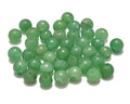 AD Beads Natural Gemstone 8mm Round Loose Beads Big Hole 2.5mm Sized 40pcs (Aventurine) - color: Aventurine