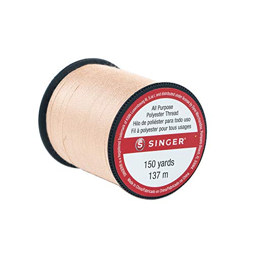 Singer 60309 All Purpose Polyester Thread, 150-Yard, Camel - color: Camel, size: 1- Pack