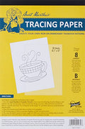Aunt Martha's 8.5-Inch by 12-Inch Tracing Paper, 50-Sheet - size: 9-x-12-Inch