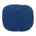 MECCANIXITY Crochet Thread Pearl Cotton Size 3 Navy Blue 164 Yards for Crocheting Tatting Knitting Embroidery Sewing - color: Navy Blue