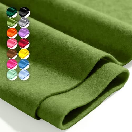 Moss 36" X 36" Felt Fabric Sheet - 1.6mm Thickness - color: Moss, size: 36" x 36"