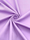 EOVEA - Cotton Polyester Fabric by The Yard – 60" Wide Broadcloth Fabric, Soft, Lightweight & Breathable Material for Lining, Curtains, Bedding, Skirts, Sewing Projects (Lavender, 1 Yard) - color: Lavender, size: 1 Yard