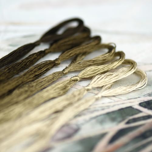 Mulberry Silk Floss Embroidery Thread Floss-Cross Stitch Threads China Silk Woven Jewelry Threads DIY Sewing Kits (57) - color: 57