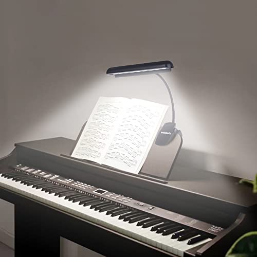 Music Stand Light,Clip On Piano Lights 9 LED Orchestra Light Book Lamp Musician Lamp,Fully Adjustable No Flicker for Piano, Orchestra,Book Reading, Mixing Table, DJ, Craft Work
