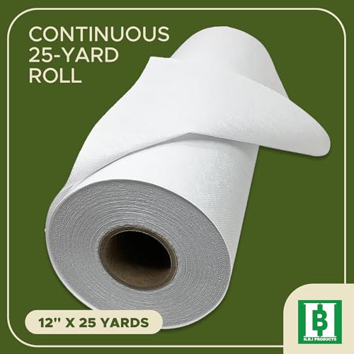 HBI Medium Weight Fusible Interfacing, Non Woven Iron-On, 12 in x 25 yd - size: 12” x 25 yd Medium Weight